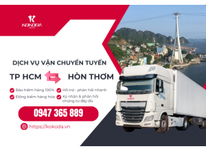  Bảng Giá Vận Chuyển Chành xe Sài Gòn đi Hòn Thơm, Phú Quốc